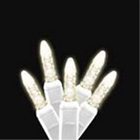 OMG Icicle LED Light Strands Warm White with White Wire OM120124